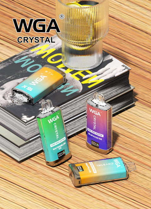 Buy cheapest online WGA The Crystal Pro Max Extra 15k Puffs Disposable Vape Device at lowest price in uk