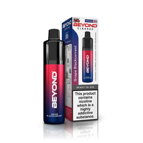 Buy cheapest online IVG Beyond CLK 6000 Disposable Vape Grape Blackcurrant at lowest price in uk