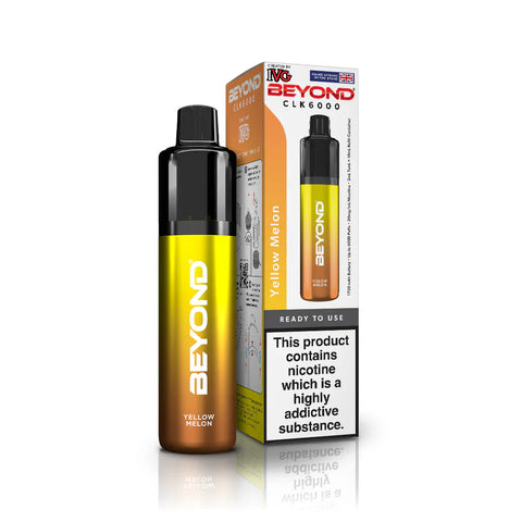 Buy cheapest online IVG Beyond CLK 6000 Disposable Vape Yellow Melon at lowest price in uk