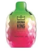 Buy cheapest online Aroma King Jewel 8000 Disposable Vape Pod Peach Ice at lowest price in uk