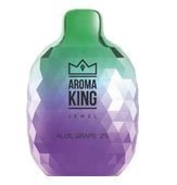 Buy cheapest online Aroma King Jewel 8000 Disposable Vape Pod Aloe Grape at lowest price in uk