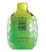 Buy cheapest online Aroma King Jewel 8000 Disposable Vape Pod Cucumber Mint Energy at lowest price in uk