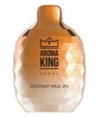 Buy cheapest online Aroma King Jewel 8000 Disposable Vape Pod Coconut Milk at lowest price in uk