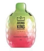 Buy cheapest online Aroma King Jewel 8000 Disposable Vape Pod Rainbow Candy at lowest price in uk