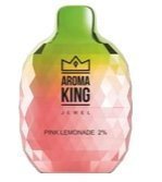 Buy cheapest online Aroma King Jewel 8000 Disposable Vape Pod Pink Lemonade at lowest price in uk