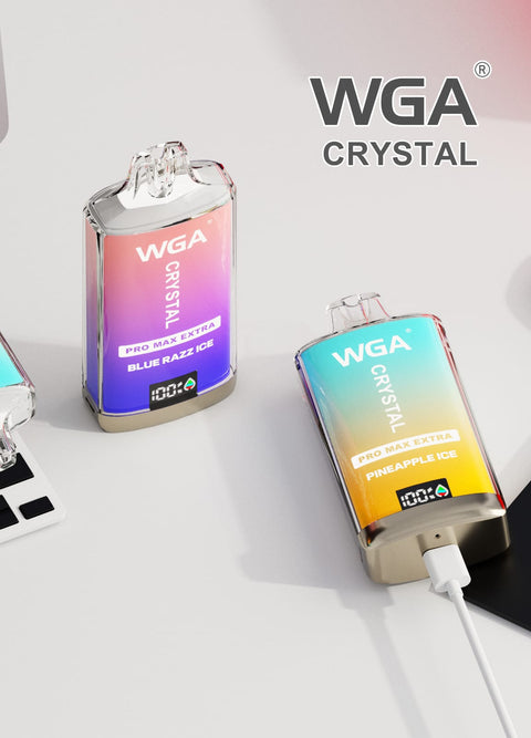 Buy cheapest online WGA The Crystal Pro Max Extra 15k Puffs Disposable Vape Device at lowest price in uk