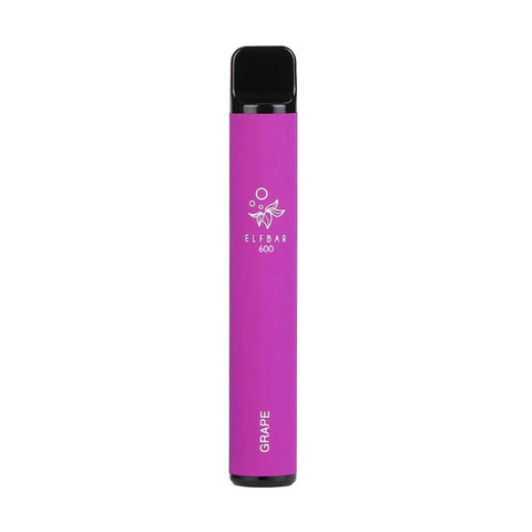 Buy cheapest online Elf Bar 600 Puffs Disposable Vape Pod Device Grape at lowest price in uk