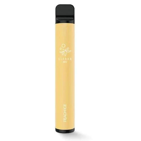 Buy cheapest online Elf Bar 600 Puffs Disposable Vape Pod Device Peach Ice at lowest price in uk