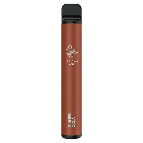 Buy cheapest online Elf Bar 600 Puffs Disposable Vape Pod Device Ginger Cola at lowest price in uk