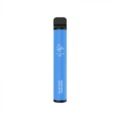 Buy cheapest online Elf Bar 600 Puffs Disposable Vape Pod Device Blue Razz Lemonade at lowest price in uk