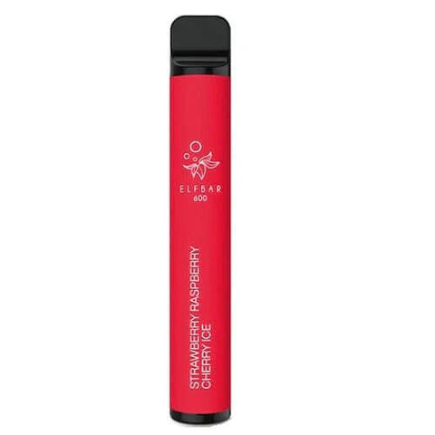 Buy cheapest online Elf Bar 600 Puffs Disposable Vape Pod Device Strawberry Raspberry Cherry Ice at lowest price in uk