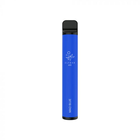 Buy cheapest online Elf Bar 600 Puffs Disposable Vape Pod Device Mad Blue at lowest price in uk