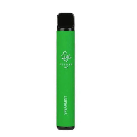 Buy cheapest online Elf Bar 600 Puffs Disposable Vape Pod Device Spearmint at lowest price in uk