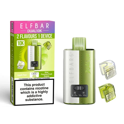 Buy cheapest online Elf Bar Dual 10K Disposable 2 in 1 Vape Fruity Edition at lowest price in uk