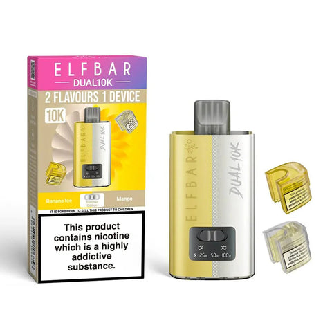 Buy cheapest online Elf Bar Dual 10K Disposable 2 in 1 Vape Summer Edition at lowest price in uk