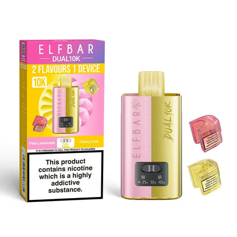 Buy cheapest online Elf Bar Dual 10K Disposable 2 in 1 Vape Fizzy Edition at lowest price in uk