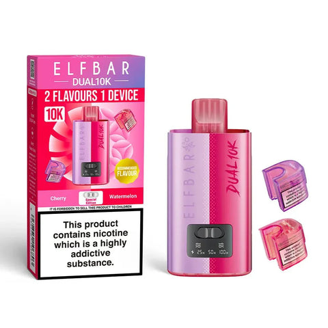 Buy cheapest online Elf Bar Dual 10K Disposable 2 in 1 Vape Special Edition at lowest price in uk