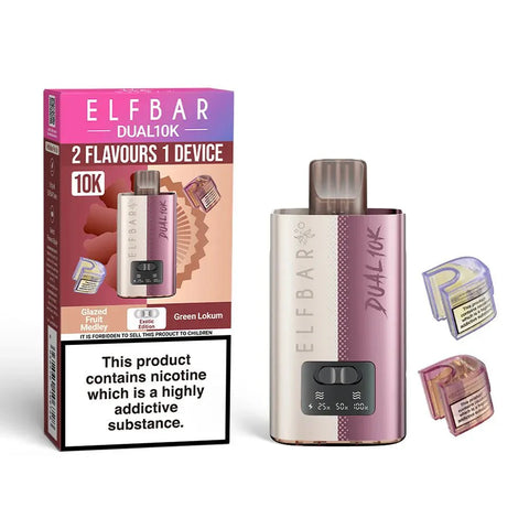 Buy cheapest online Elf Bar Dual 10K Disposable 2 in 1 Vape Exotic Edition at lowest price in uk