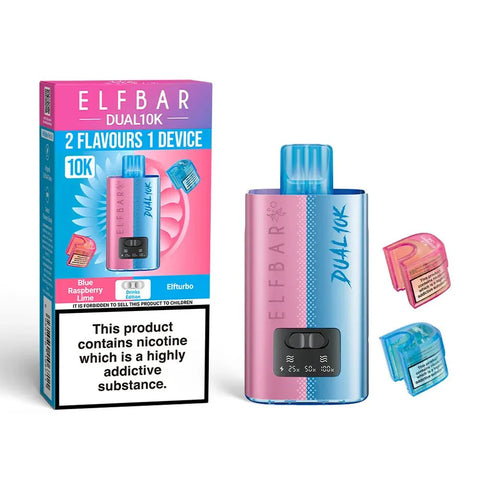 Buy cheapest online Elf Bar Dual 10K Disposable 2 in 1 Vape Drinks Edition at lowest price in uk