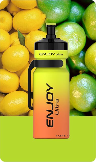 Buy cheapest online Enjoy Ultra 9000 Puffs Disposable Vape Pod Lemon Lime at lowest price in uk