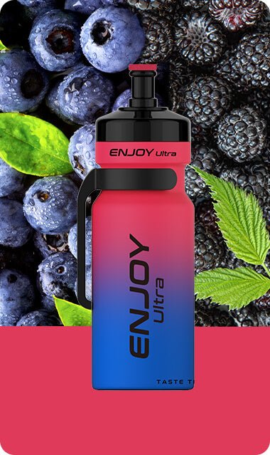 Buy cheapest online Enjoy Ultra 9000 Puffs Disposable Vape Pod Blueberry Sour Raspberry at lowest price in uk