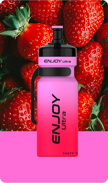 Buy cheapest online Enjoy Ultra 9000 Puffs Disposable Vape Pod Strawberry Ice at lowest price in uk