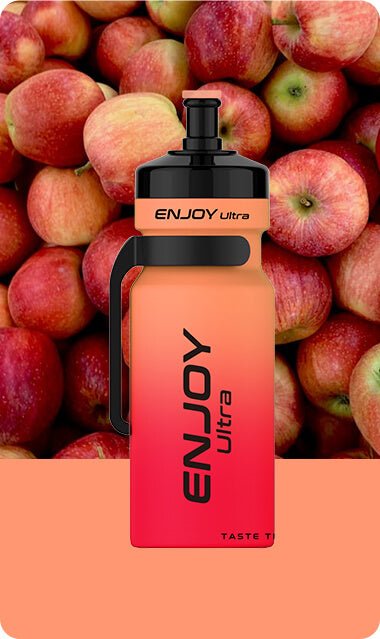 Buy cheapest online Enjoy Ultra 9000 Puffs Disposable Vape Pod Red Apple Ice at lowest price in uk