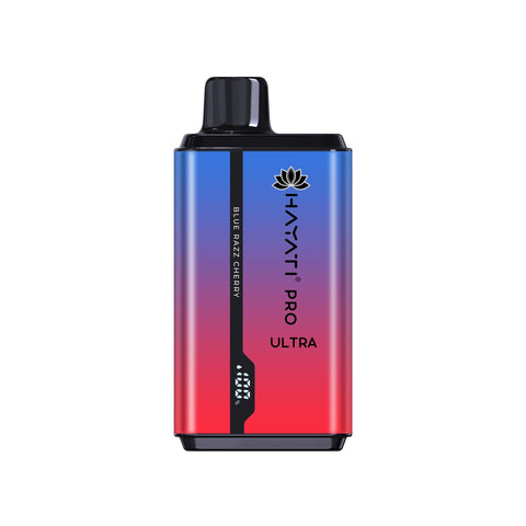 Buy cheapest online Hayati Pro Ultra 15000 Puffs Disposable Vape Pod Kit Blue Razz Cherry at lowest price in uk