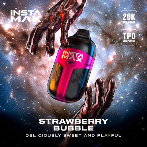 Buy cheapest online Instaflow 20K Disposable Vape Strawberry Bubble at lowest price in uk