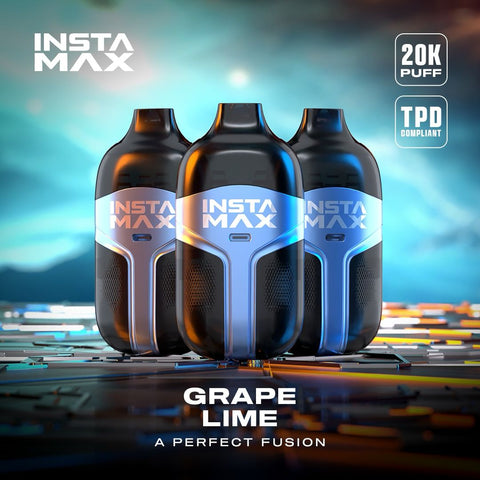 Buy cheapest online Instaflow 20K Disposable Vape Grape Lime at lowest price in uk