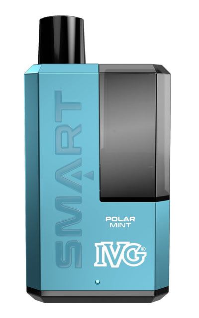 Buy cheapest online IVG Smart 5500 Puffs Disposable Vape Pod System Kit Polar Mint at lowest price in uk