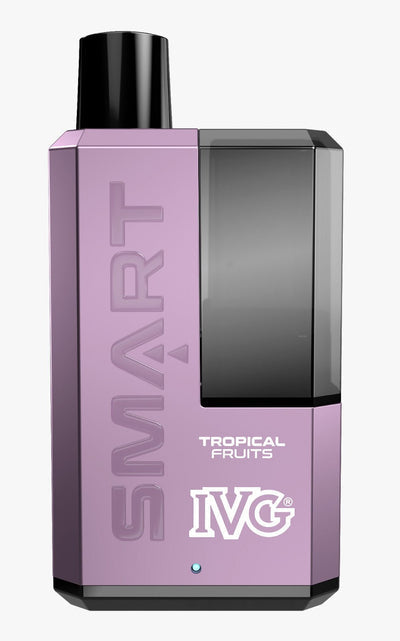 Buy cheapest online IVG Smart 5500 Puffs Disposable Vape Pod System Kit Tropical Fruits at lowest price in uk