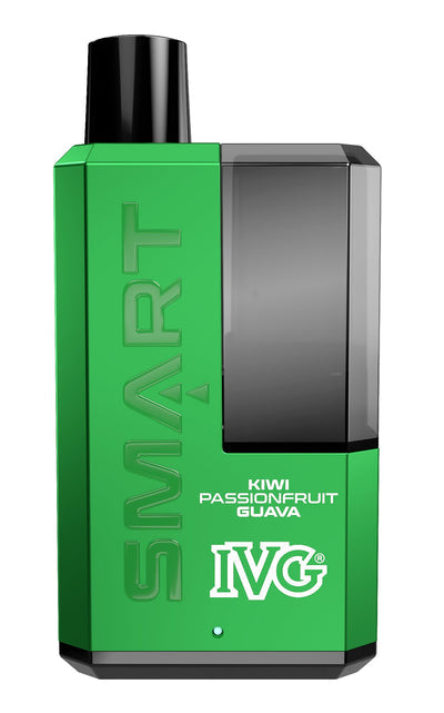 Buy cheapest online IVG Smart 5500 Puffs Disposable Vape Pod System Kit Kiwi Passion Fruit Guava at lowest price in uk