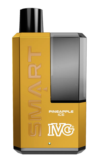 Buy cheapest online IVG Smart 5500 Puffs Disposable Vape Pod System Kit Pineapple Ice at lowest price in uk