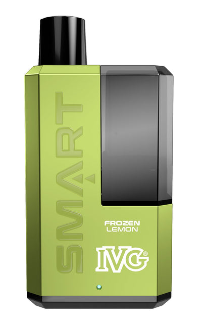 Buy cheapest online IVG Smart 5500 Puffs Disposable Vape Pod System Kit Frozen Lemon at lowest price in uk