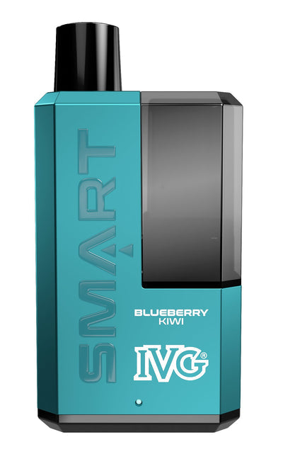 Buy cheapest online IVG Smart 5500 Puffs Disposable Vape Pod System Kit Blueberry at lowest price in uk