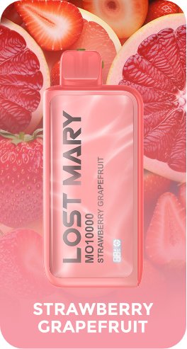 Buy cheapest online Lost Mary 10000 Puffs Disposable Vape Pod Strawberry Grapefruit at lowest price in uk