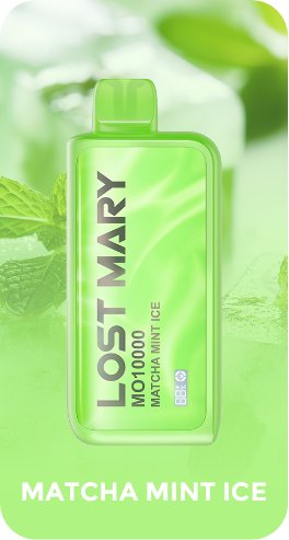 Buy cheapest online Lost Mary 10000 Puffs Disposable Vape Pod Matcha Mint Ice at lowest price in uk