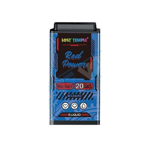 Buy cheapest online Lost Temple Pre-filled Replacement Pods Red Power 3500 PUFFS at lowest price in uk