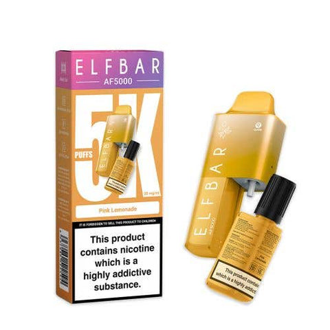 Buy cheapest online Elf Bar AF5000 Puffs Disposable Vape Device Pine Lemonade at lowest price in uk