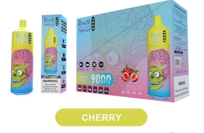 Buy cheapest online RandM Tornado 9000 Puffs Disposable Vape Cherry at lowest price in uk