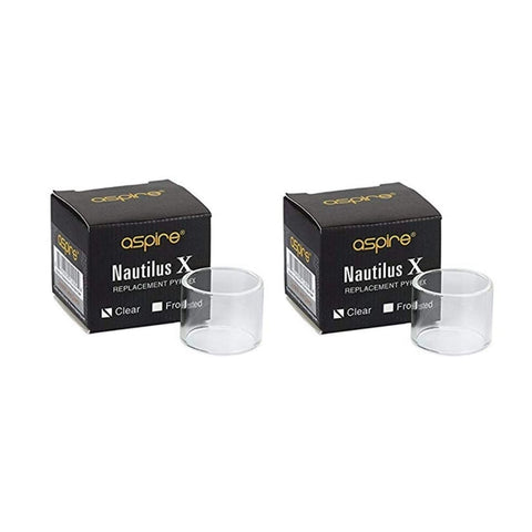 Buy cheapest online Aspire Nautilus X Replacement Glass 2 Pack at lowest price in uk