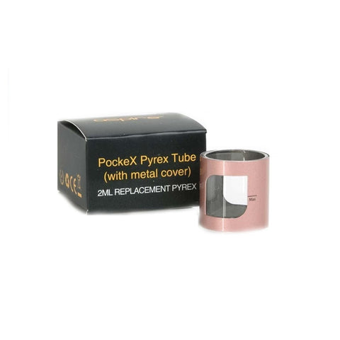 Buy cheapest online Aspire PockeX Replacement Glass Metal Sleeve Rose Gold at lowest price in uk