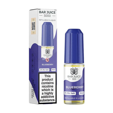 Buy cheapest online Bar Juice 5000 10ml E-liquids (BOX OF 10) Blueberry at lowest price in uk