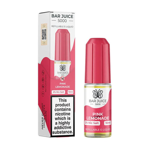 Buy cheapest online Bar Juice 5000 10ml E-liquids (BOX OF 10) Pink Lemonade at lowest price in uk