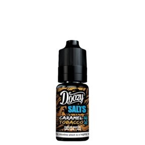 Buy cheapest online Doozy Vape 10ML Nic Salt Box of 10 Caramel Tobacco Ice at lowest price in uk