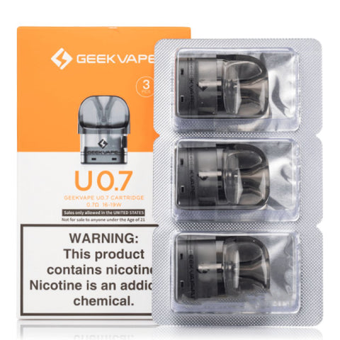 Buy cheapest online Geekvape U Replacement Pods - 3pack at lowest price in uk