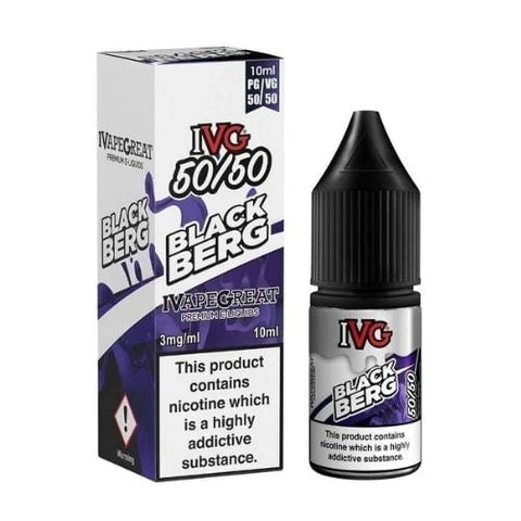 Buy cheapest online IVG 10ml E-Liquid - Pack Of 10 Blackberg 3MG at lowest price in uk