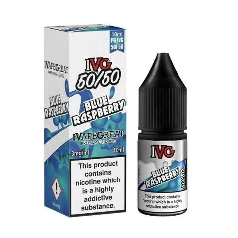 Buy cheapest online IVG 10ml E-Liquid - Pack Of 10 Blueberry Raspberry 3MG at lowest price in uk