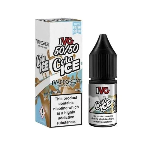 Buy cheapest online IVG 10ml E-Liquid - Pack Of 10 Cola Ice 18MG at lowest price in uk